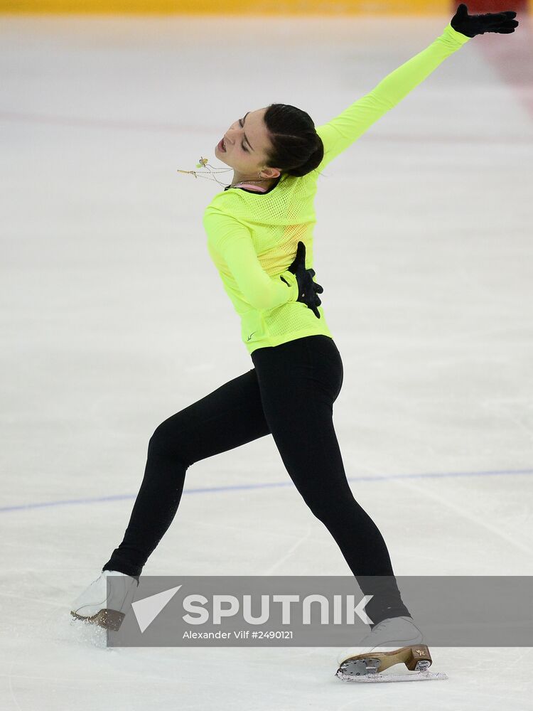 Figure skating. Russian national team's trial runs. Day Two