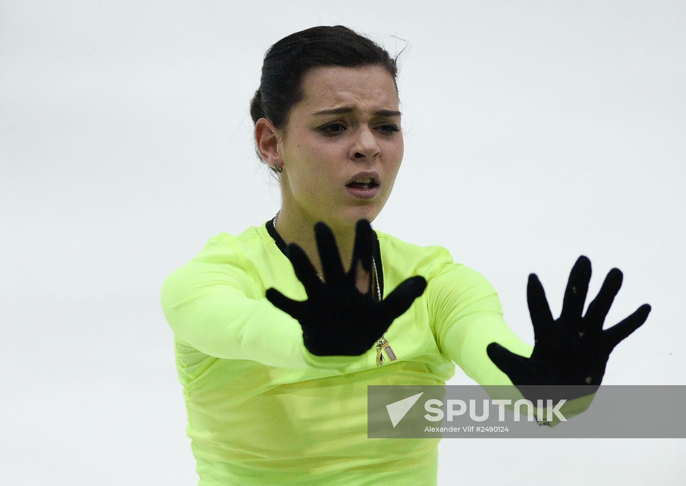 Figure skating. Russian national team's trial runs. Day Two