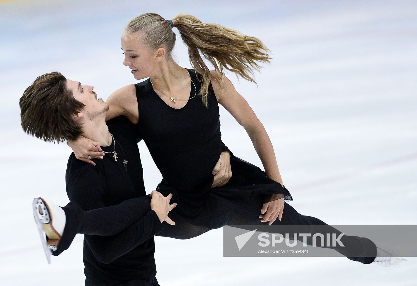 Figure skating. Russian national team's trial runs. Day Two