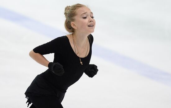 Figure skating. Russian national team's trial runs. Day Two