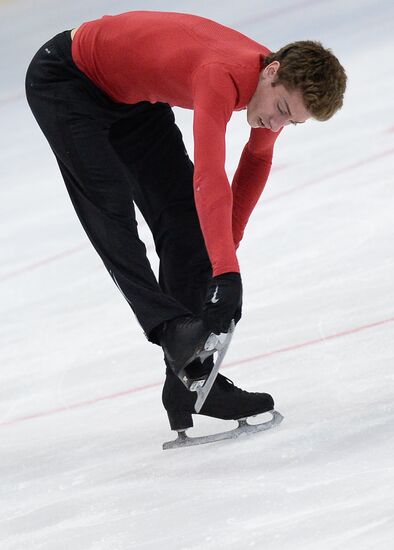 Figure skating. Russian national team's trial runs. Day Two