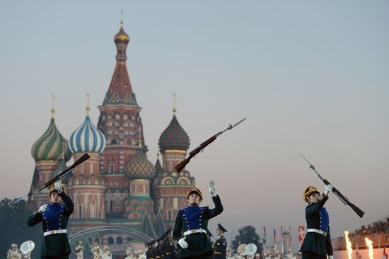 Closing ceremony of 2014 Spasskaya Tower festival