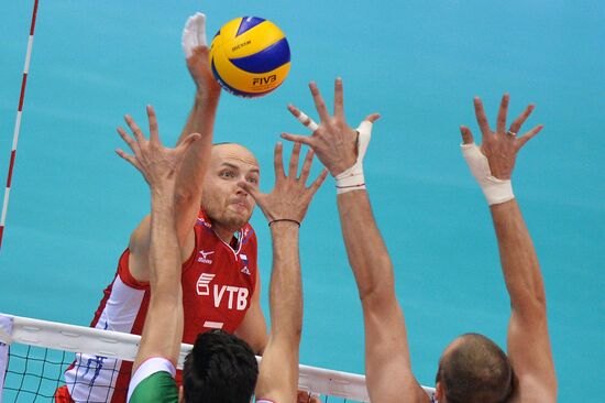 2014 FIVB Volleyball Men's World Championship. Russia vs. Bulgaria