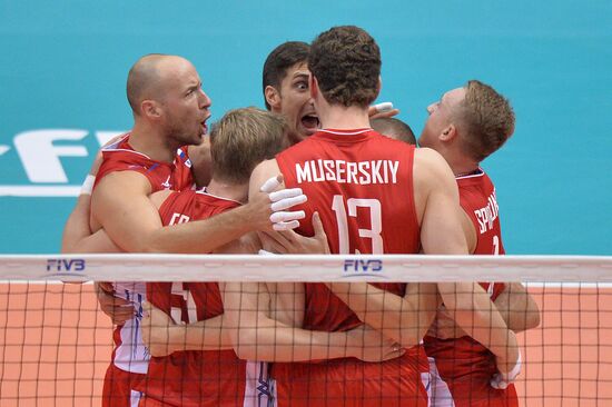 2014 FIVB Volleyball Men's World Championship. Russia vs. Bulgaria