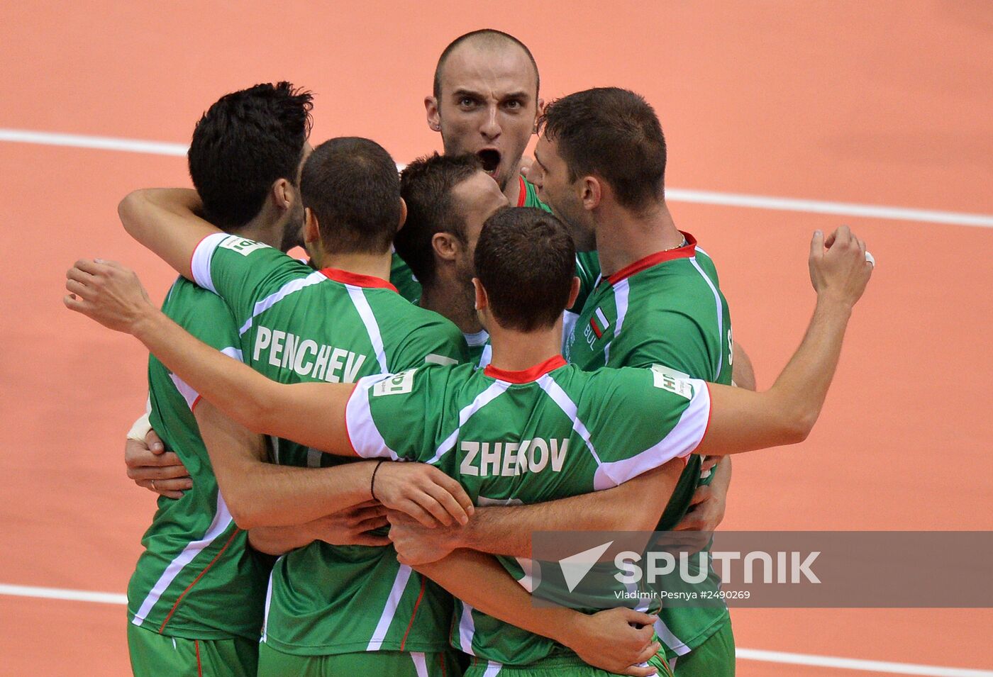 2014 FIVB Volleyball Men's World Championship. Russia vs. Bulgaria