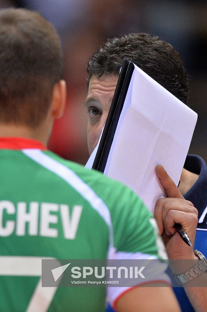 2014 FIVB Volleyball Men's World Championship. Russia vs. Bulgaria