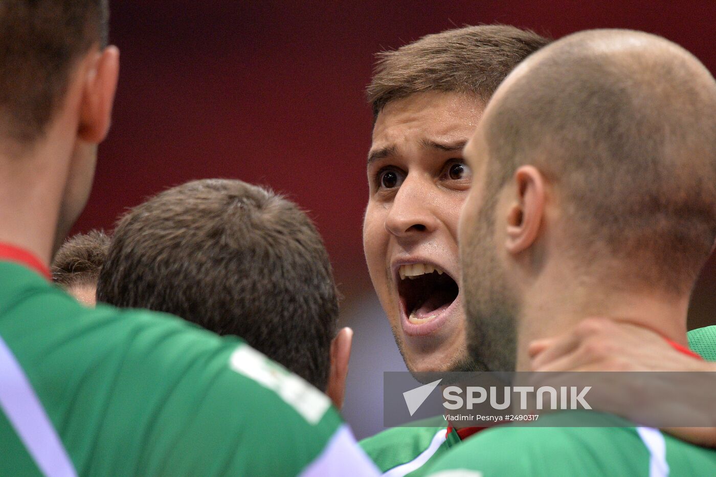 2014 FIVB Volleyball Men's World Championship. Russia vs. Bulgaria