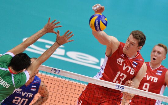 2014 FIVB Volleyball Men's World Championship. Russia vs. Bulgaria