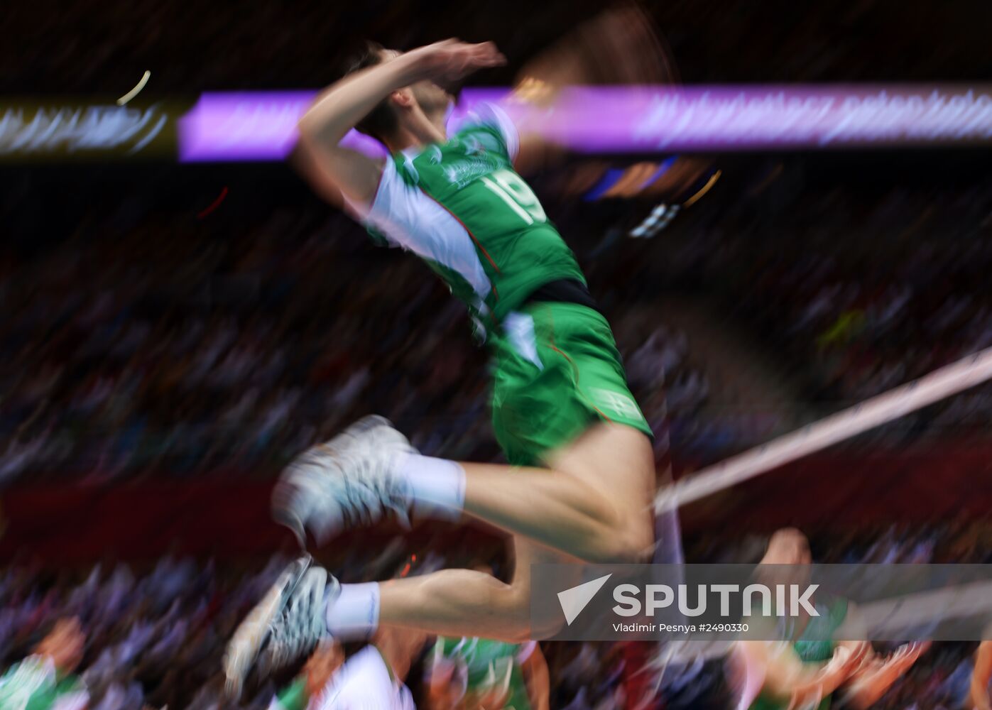 2014 FIVB Volleyball Men's World Championship. Russia vs. Bulgaria