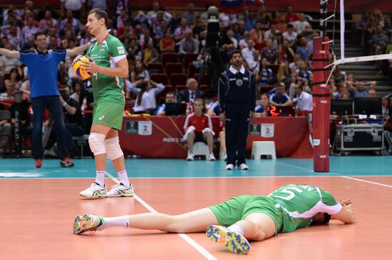 2014 FIVB Volleyball Men's World Championship. Russia vs. Bulgaria