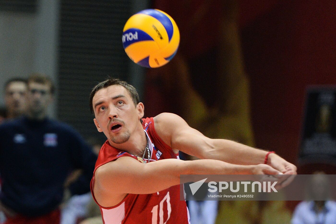 2014 FIVB Volleyball Men's World Championship. Russia vs. Bulgaria