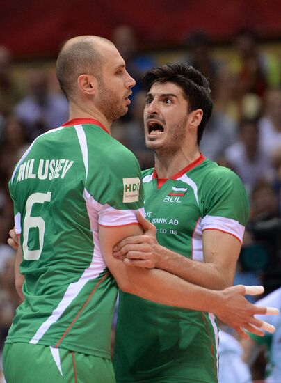 2014 FIVB Volleyball Men's World Championship. Russia vs. Bulgaria