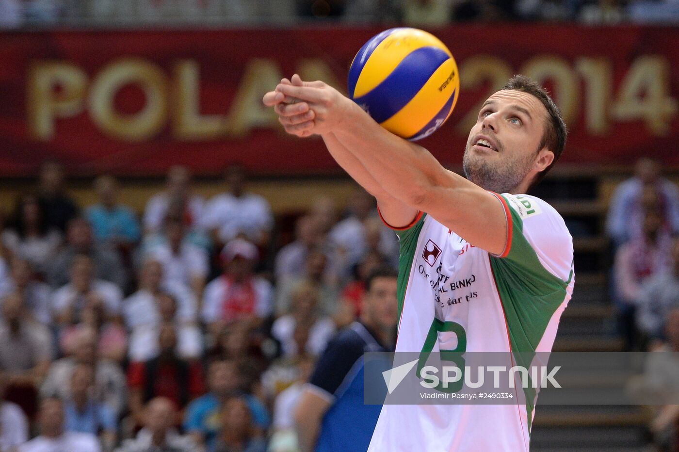 2014 FIVB Volleyball Men's World Championship. Russia vs. Bulgaria