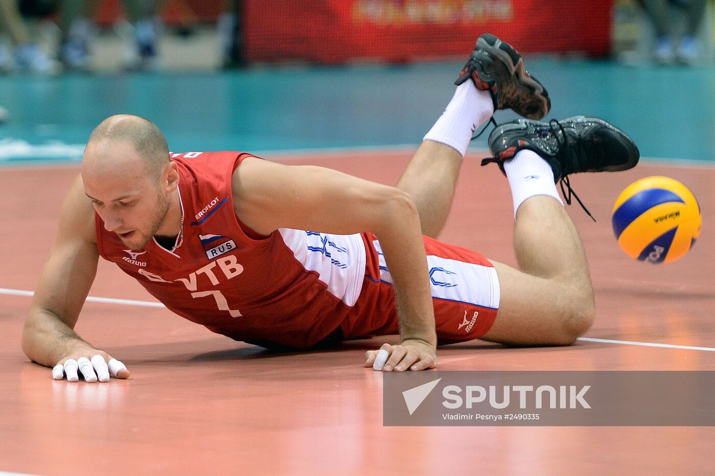 2014 FIVB Volleyball Men's World Championship. Russia vs. Bulgaria