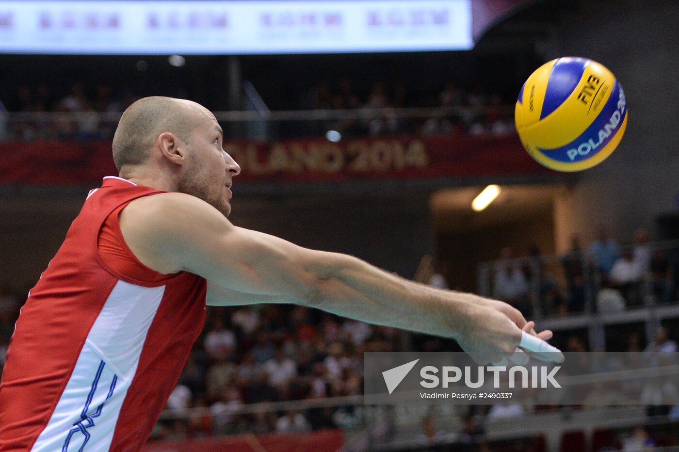 2014 FIVB Volleyball Men's World Championship. Russia vs. Bulgaria