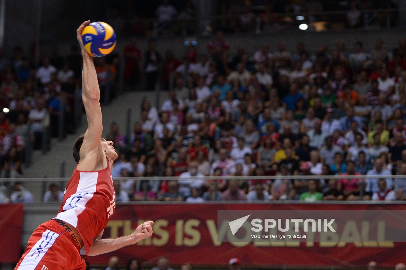 2014 FIVB Volleyball Men's World Championship. Russia vs. Bulgaria