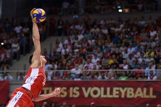 2014 FIVB Volleyball Men's World Championship. Russia vs. Bulgaria
