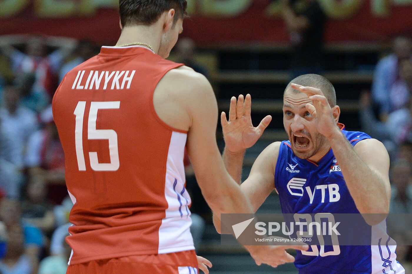 2014 FIVB Volleyball Men's World Championship. Russia vs. Bulgaria