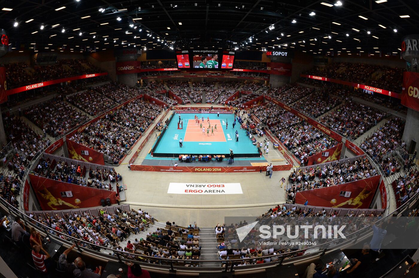 2014 FIVB Volleyball Men's World Championship. Russia vs. Bulgaria