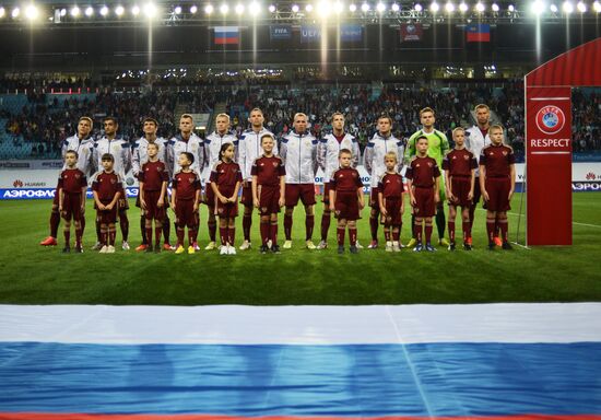 UEFA Euro 2016 qualifier. Russia vs. Liechtenstein
