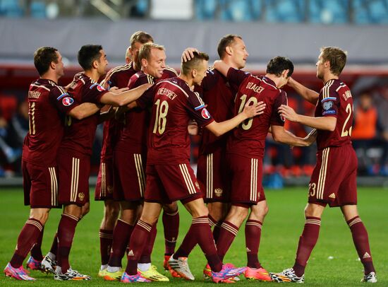 UEFA Euro 2016 qualifier. Russia vs. Liechtenstein