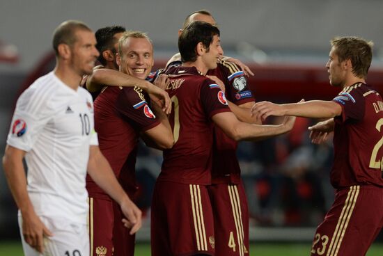 UEFA Euro 2016 qualifier. Russia vs. Liechtenstein