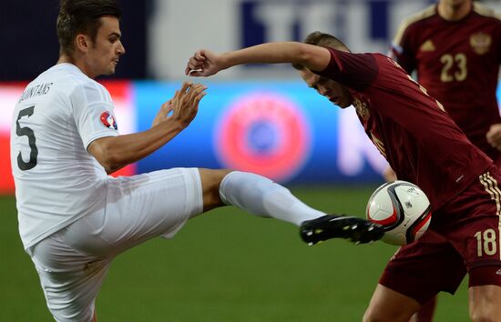 UEFA Euro 2016 qualifier. Russia vs. Liechtenstein