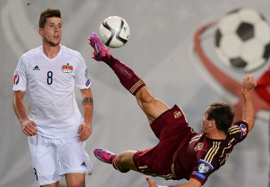 UEFA Euro 2016 qualifier. Russia vs. Liechtenstein