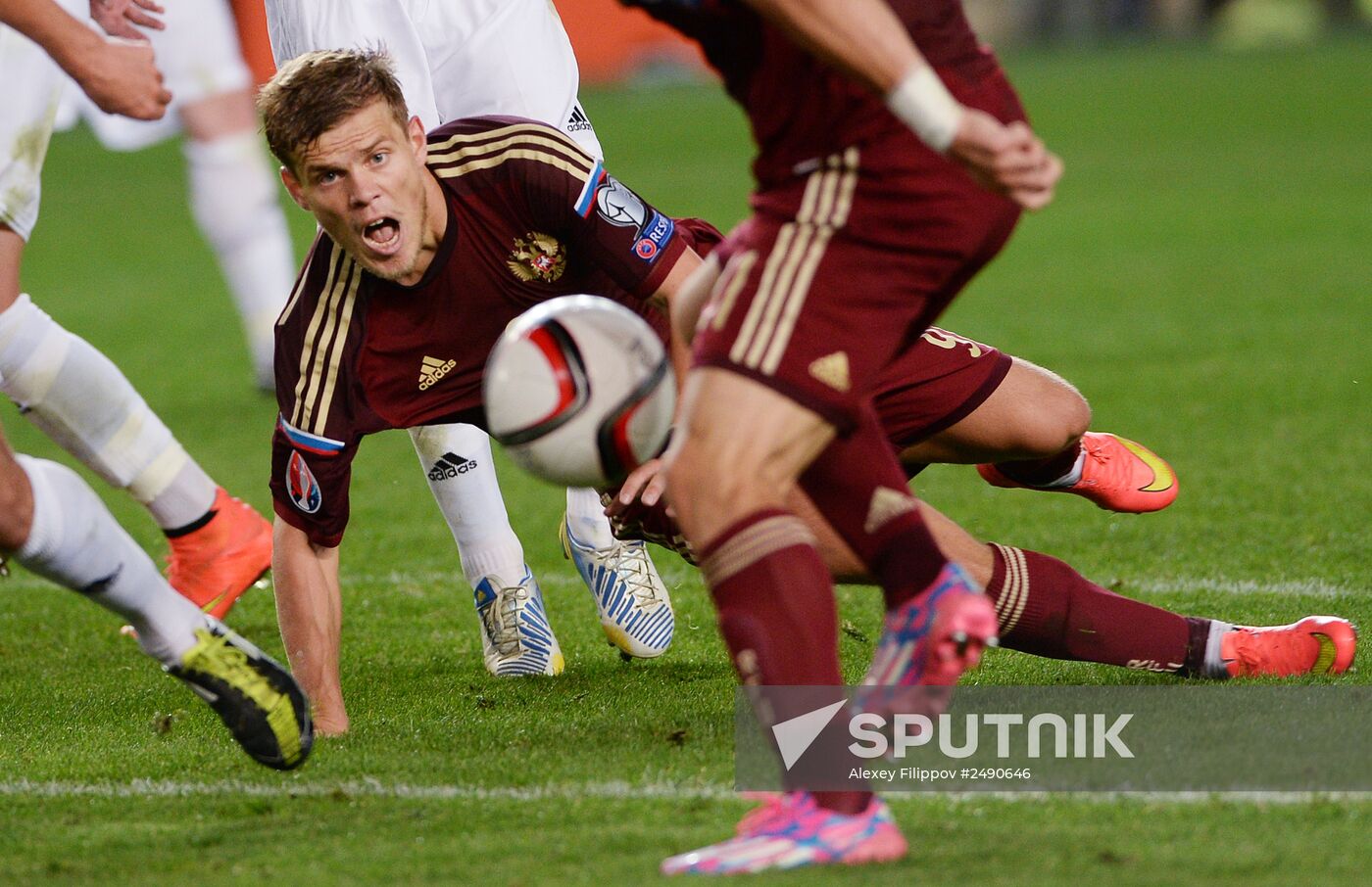 UEFA Euro 2016 qualifier. Russia vs. Liechtenstein