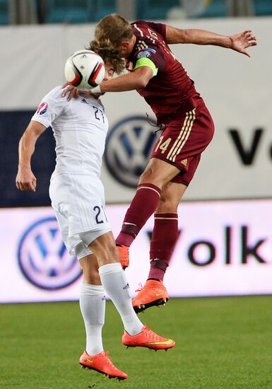 UEFA Euro 2016 qualifier. Russia vs. Liechtenstein