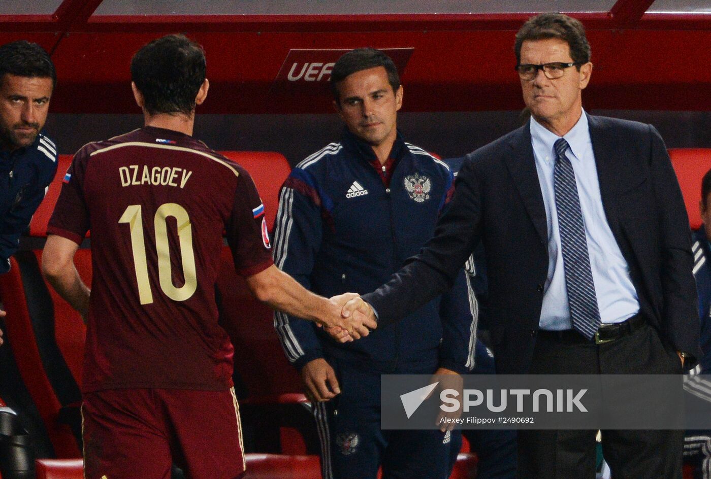 UEFA Euro 2016 qualifier. Russia vs. Liechtenstein