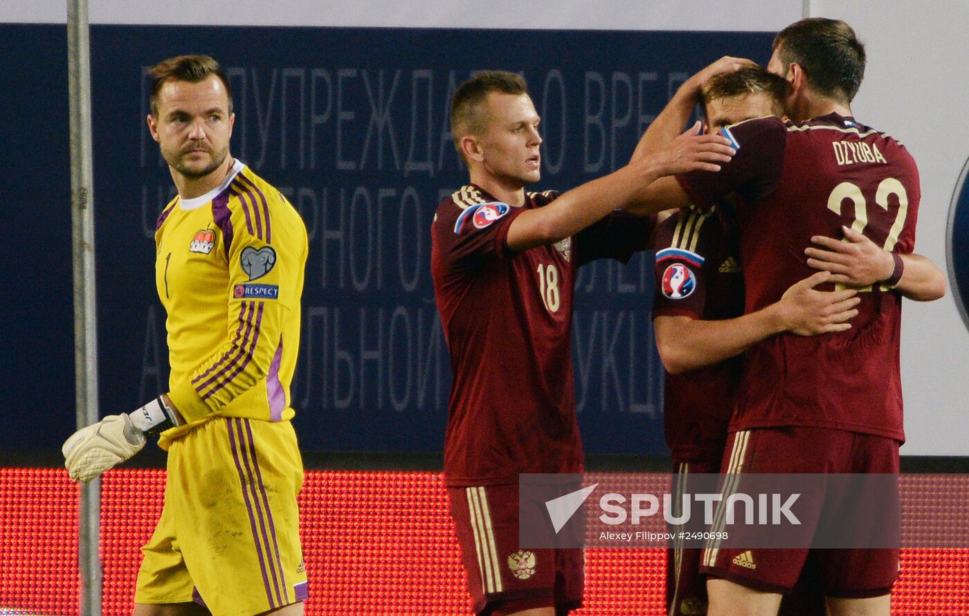 UEFA Euro 2016 qualifier. Russia vs. Liechtenstein