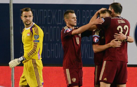 UEFA Euro 2016 qualifier. Russia vs. Liechtenstein