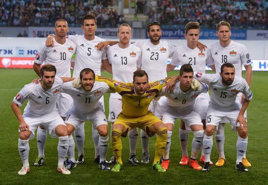 UEFA Euro 2016 qualifier. Russia vs. Liechtenstein