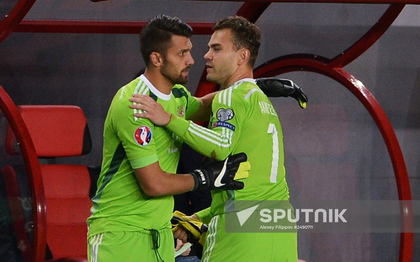 UEFA Euro 2016 qualifier. Russia vs. Liechtenstein