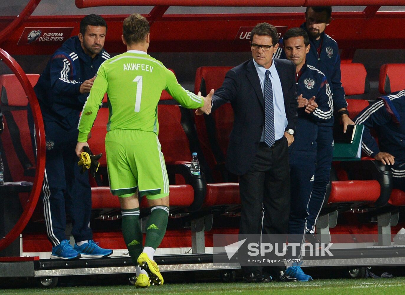 UEFA Euro 2016 qualifier. Russia vs. Liechtenstein