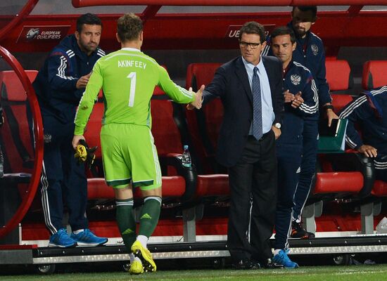 UEFA Euro 2016 qualifier. Russia vs. Liechtenstein