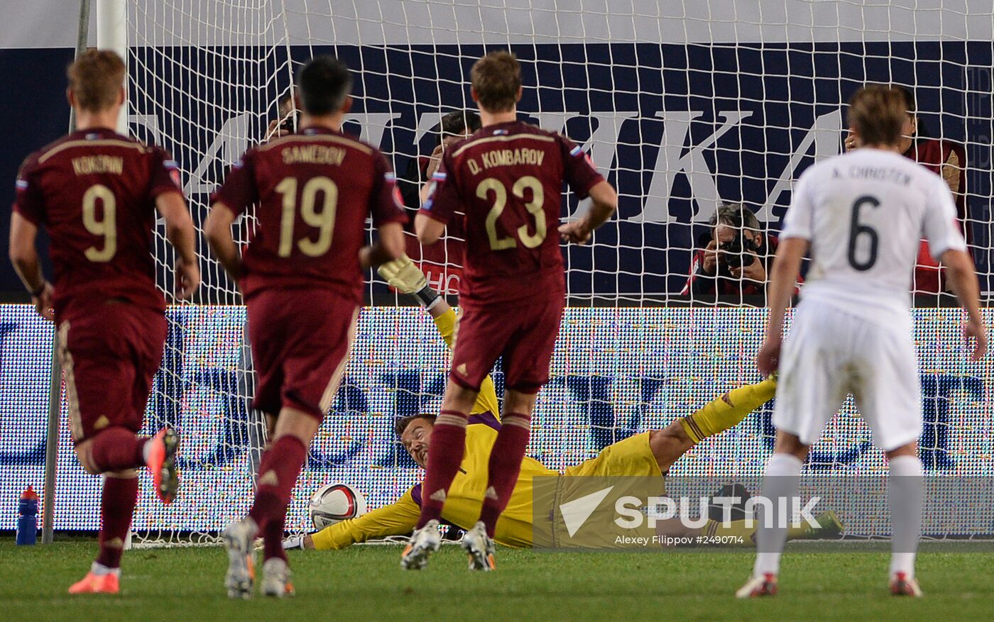 UEFA Euro 2016 qualifier. Russia vs. Liechtenstein