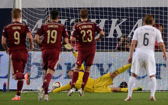 UEFA Euro 2016 qualifier. Russia vs. Liechtenstein