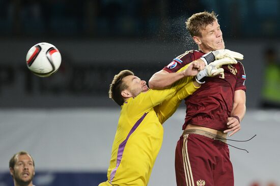 UEFA Euro 2016 qualifier. Russia vs. Liechtenstein