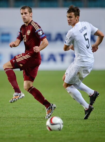 UEFA Euro 2016 qualifier. Russia vs. Liechtenstein