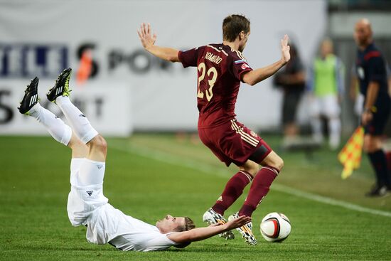 UEFA Euro 2016 qualifier. Russia vs. Liechtenstein