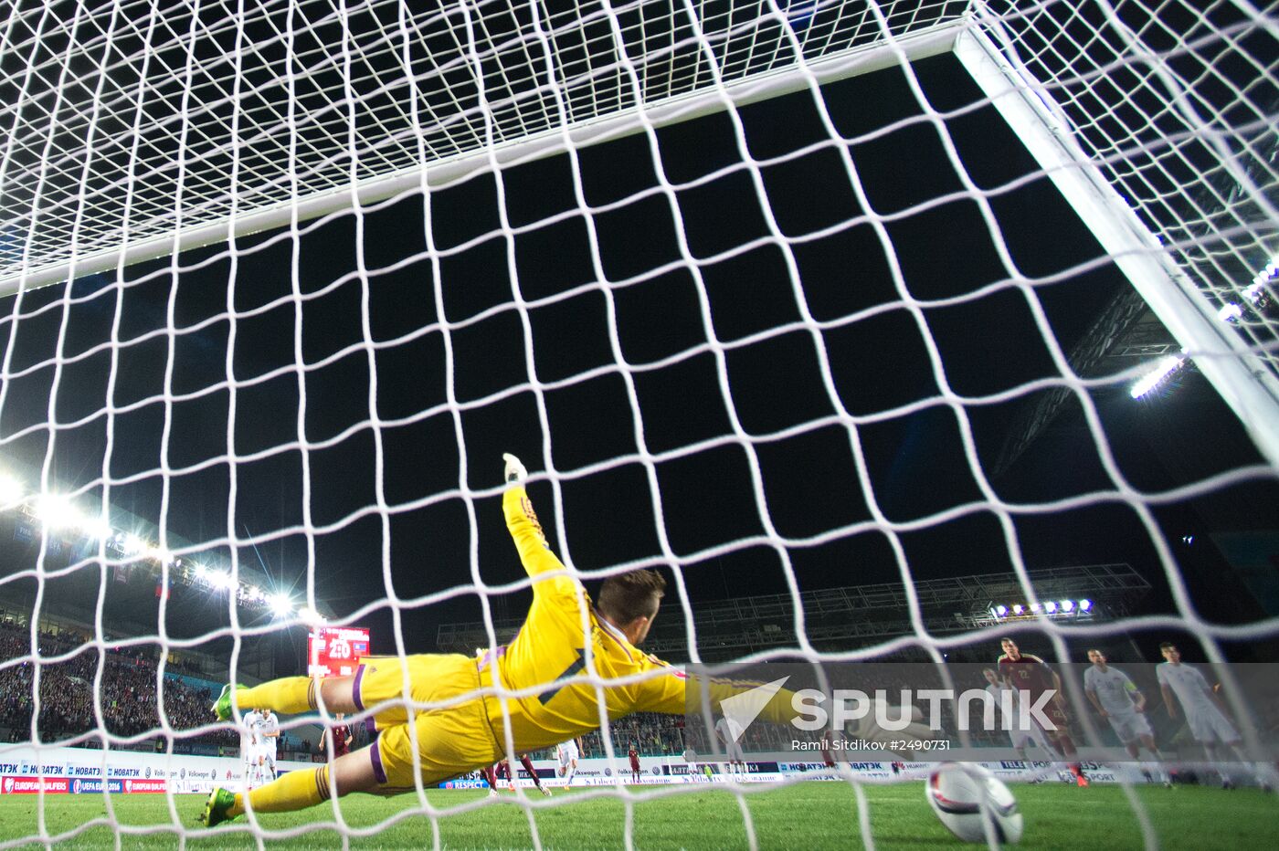 UEFA Euro 2016 qualifier. Russia vs. Liechtenstein