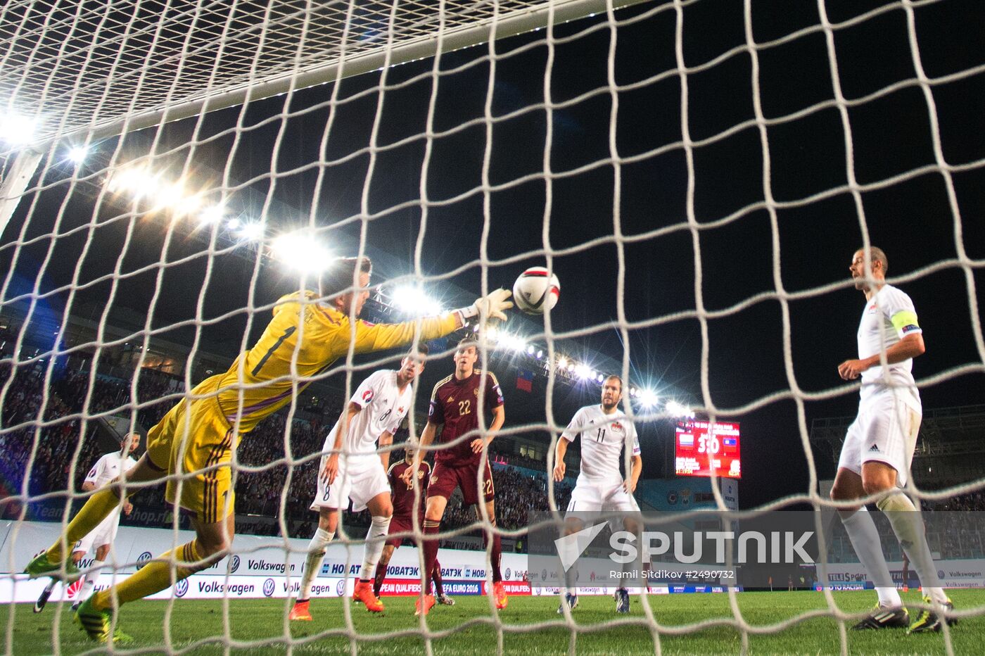 UEFA Euro 2016 qualifier. Russia vs. Liechtenstein