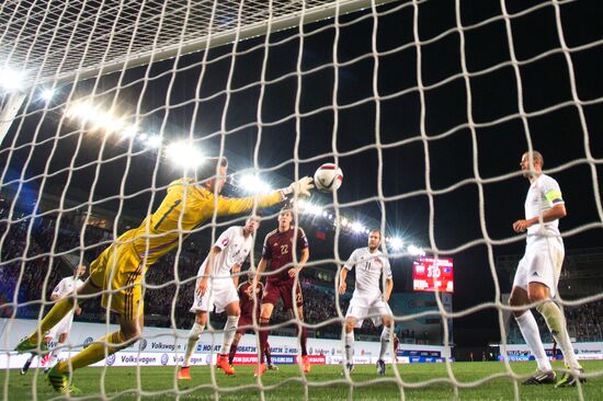 UEFA Euro 2016 qualifier. Russia vs. Liechtenstein