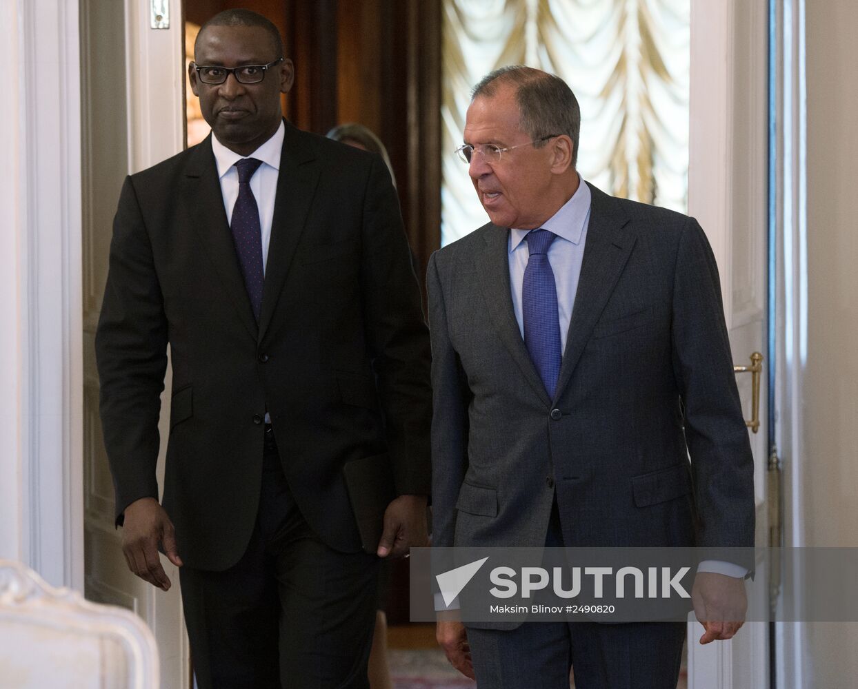 Talks between foreign ministers of Russia and Republic of Mali