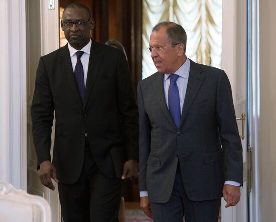 Talks between foreign ministers of Russia and Republic of Mali