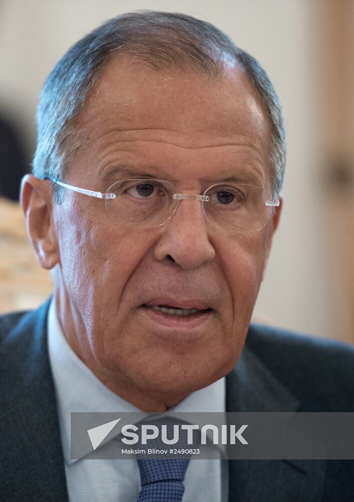 Talks between foreign ministers of Russia and Republic of Mali