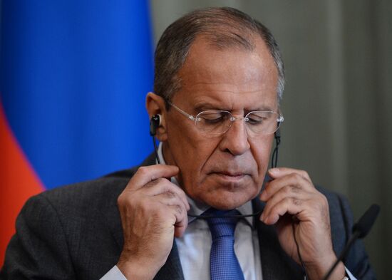 Talks between foreign ministers of Russia and Republic of Mali