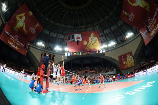 2014 FIVB Volleyball Men's World Championship. Finland vs. Russia